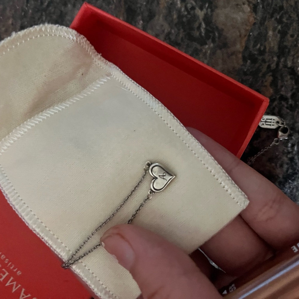 Delicate Heart Initial Necklace James Avery